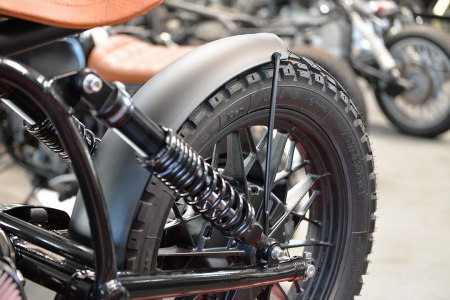 Bobber Rear Fender, Twin Shock